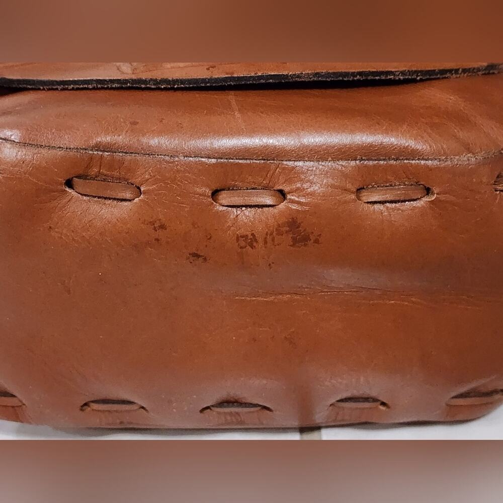 Patricia Nash Brown Tooled Leather Saddle Bag crossbody purse - Picture 16 of 16